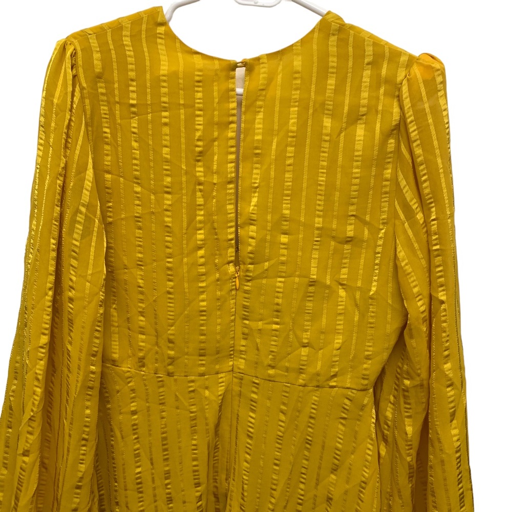 ASTR The Label Yellow Textured Ruffle Dress - Picture 10 of 12